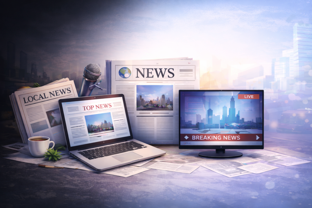 What are the 5 tiers of news media